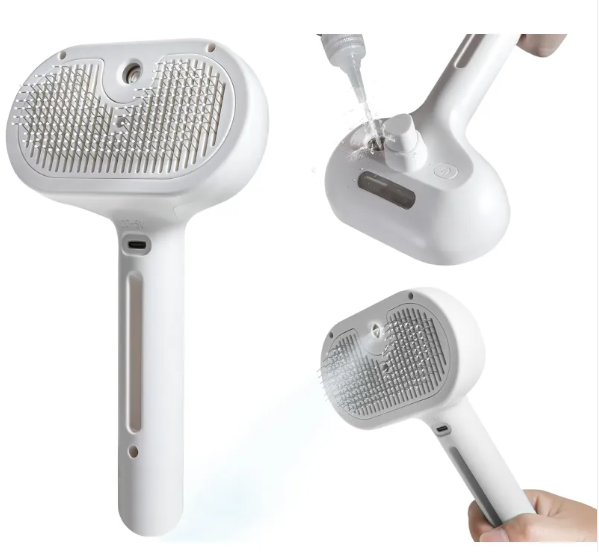 Cepillo Spray para Perros y Gatos | Elimina el Pelo Suelto con Agua | PataPum