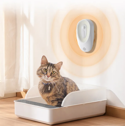 Eliminador de Olores para Arenero de Gatos | Desodorizador Compacto con Esterilización | PataPum