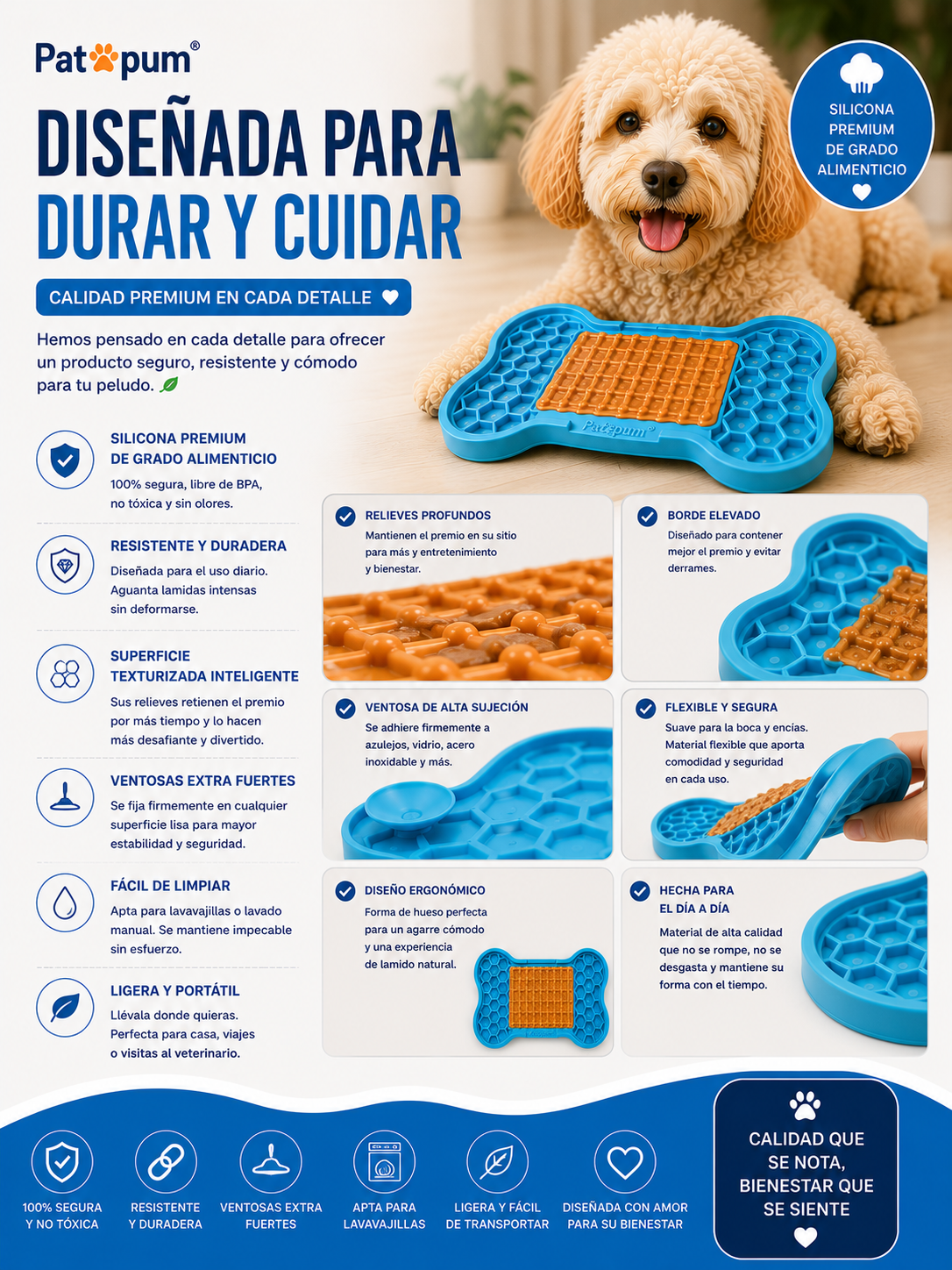 Alfombrilla Antiestrés para Perros y Gatos
