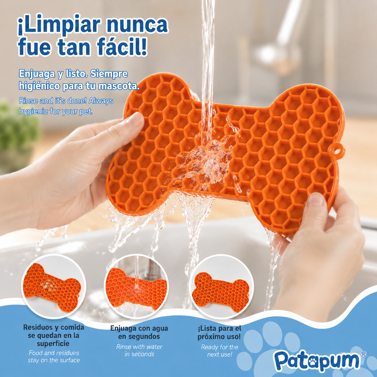 Alfombrilla Antiestrés para Lamer para Perros y Gatos | Patapum