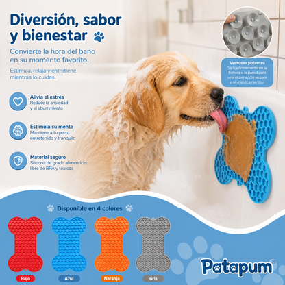 Alfombrilla Antiestrés para Lamer para Perros y Gatos | Patapum