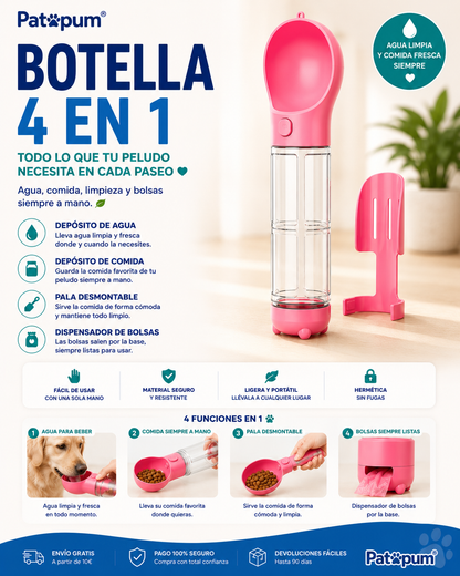 Botella Multifunción 4 en 1