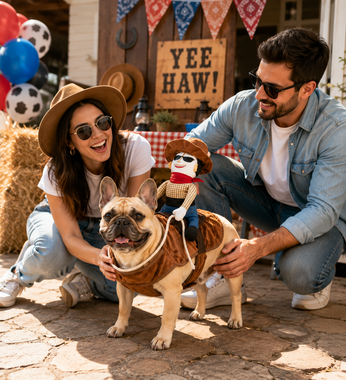 Disfraz de Vaquero Jinete para Perros | Patapum™