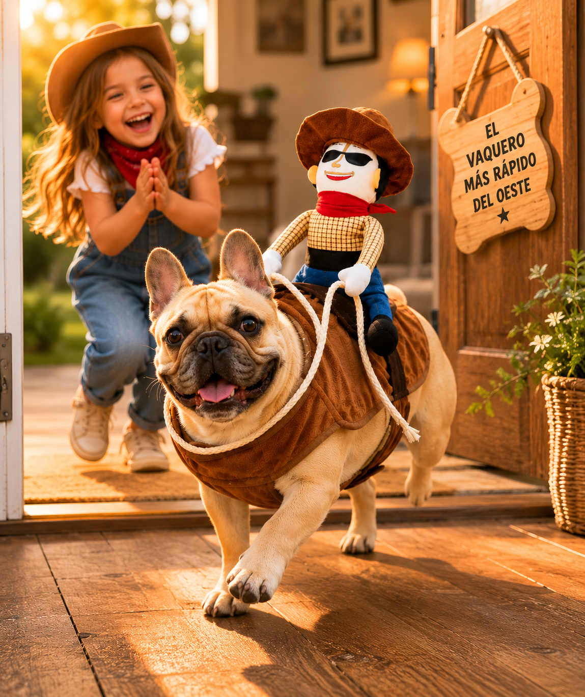 Disfraz de Vaquero Jinete para Perros | Patapum™