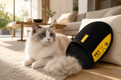 Guante Quitapelos Electrostático Reutilizable para Mascotas | Patapum™