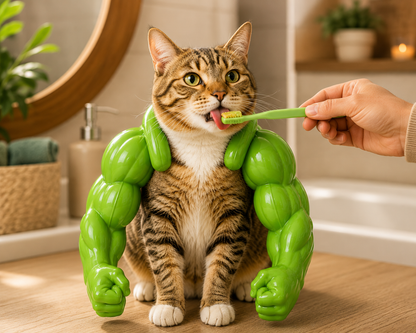 Brazos Musculosos 3D para Gatos | Patapum™