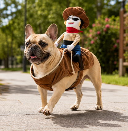 Disfraz de Vaquero Jinete para Perros | Patapum™