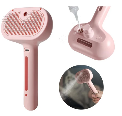 Cepillo Spray para Perros y Gatos | Elimina el Pelo Suelto con Agua | PataPum