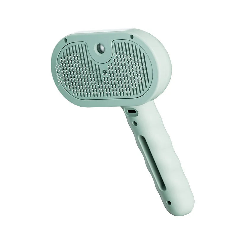 3-In-1 Dog Hair Brush Cat Hair Brush Electric Pet Cleaning Brush Steam Spray Brush Massage Hair Removal Comb Anti-Tangle Brush